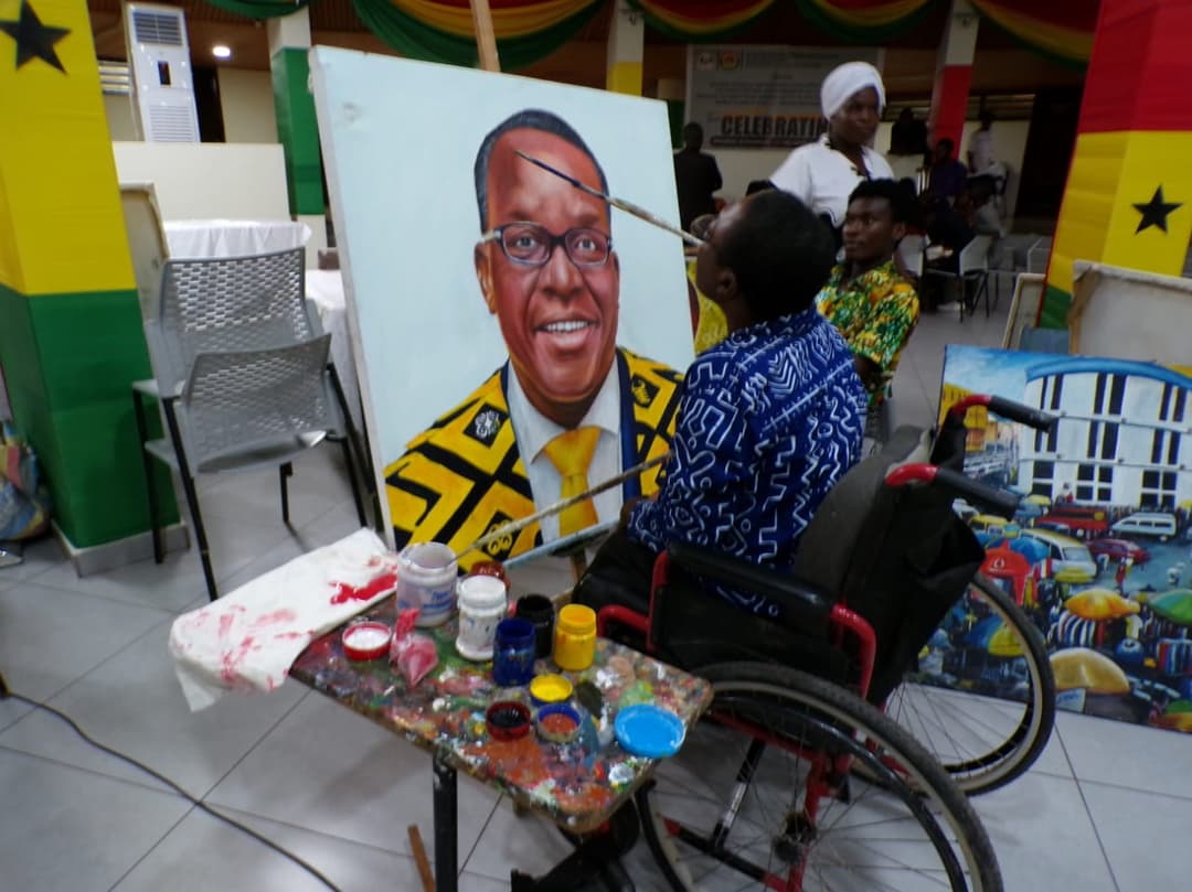 Disability is Never Inability: The Inspiring Story of Mouth-Painter Joel Acheampong